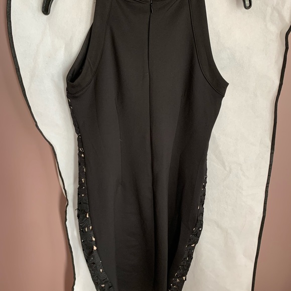 le chateau tight black with lace detailing dress - Picture 3 of 5